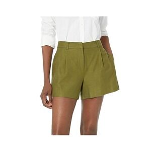 Trina Turk Size 6 Olive Green Dressy Short Ocotillo Style Classy 4 Inch Inseam